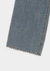 Lot Low-waist Wide Denim Pants