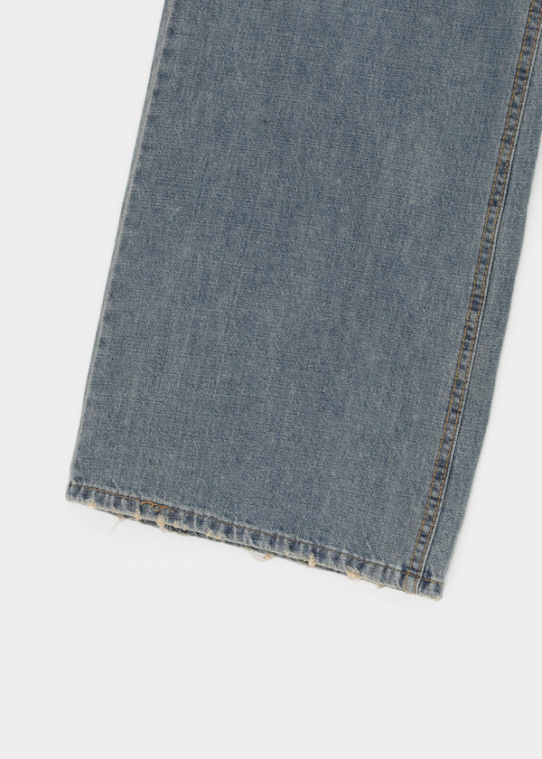 Lot Low-waist Wide Denim Pants