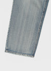 (UNISEX) Pichel Double Back Pocket Wide Denim Pants