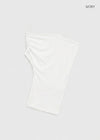 Jencho Asymmetrical Off-shoulder Short Sleeve T-shirt
