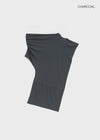 Jencho Asymmetrical Off-shoulder Short Sleeve T-shirt