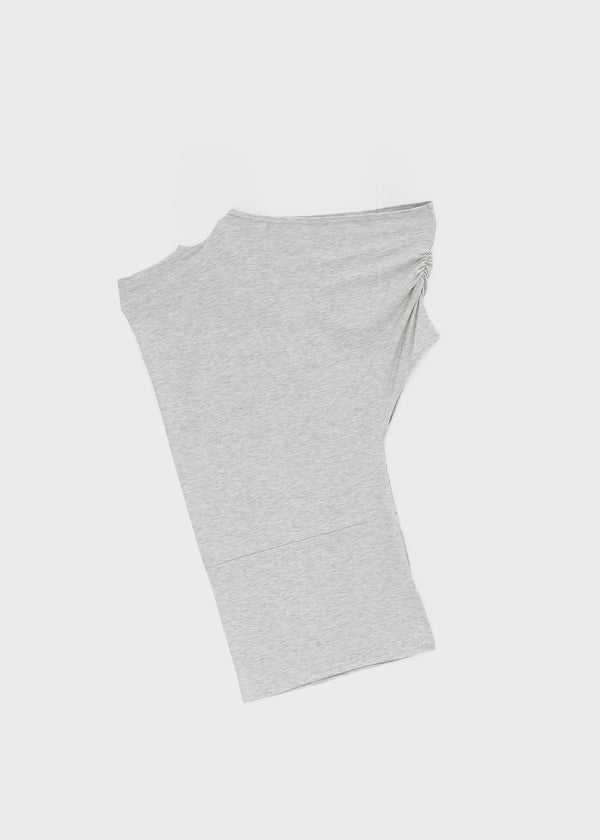 Jencho Asymmetrical Off-shoulder Short Sleeve T-shirt