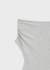 Jencho Asymmetrical Off-shoulder Short Sleeve T-shirt