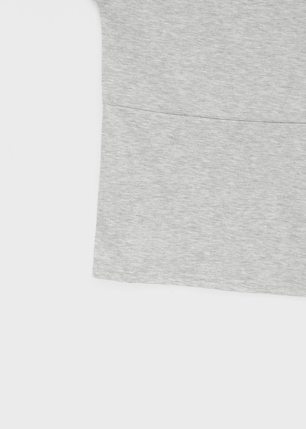 Jencho Asymmetrical Off-shoulder Short Sleeve T-shirt