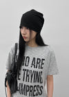 (UNISEX) Patam Lettering Short Sleeve T-shirt