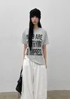 (UNISEX) Patam Lettering Short Sleeve T-shirt