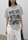 (UNISEX) Patam Lettering Short Sleeve T-shirt