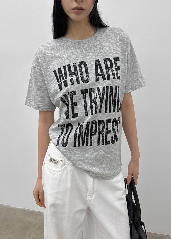 (UNISEX) Patam Lettering Short Sleeve T-shirt