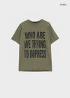 (UNISEX) Patam Lettering Short Sleeve T-shirt