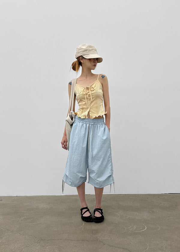 Tensing Track Nylon Capri Pants