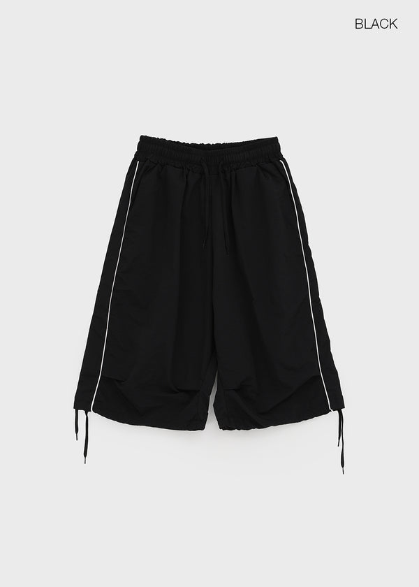 Tensing Track Nylon Capri Pants