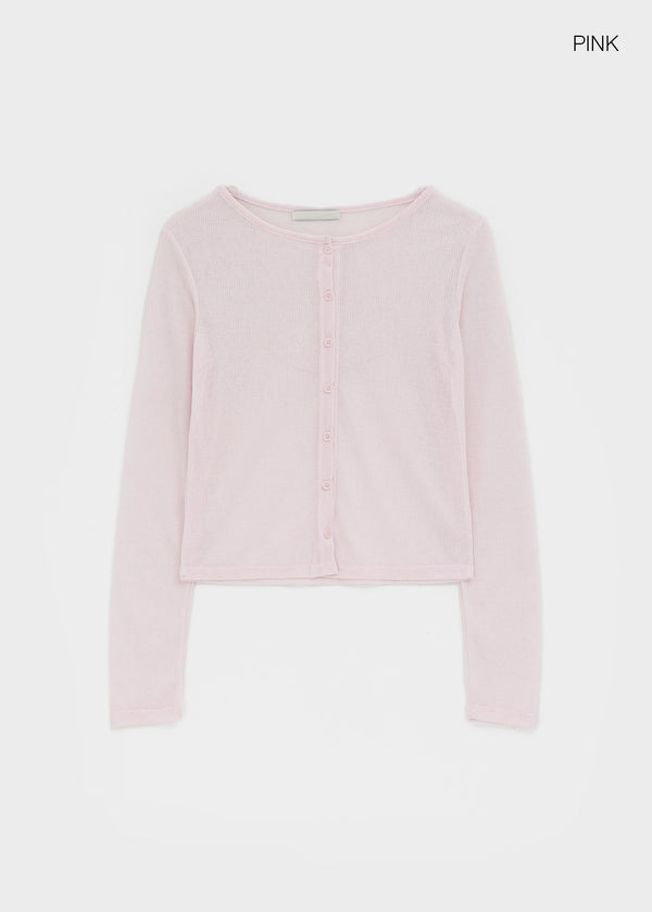 Lucien Ribbed Summer Cardigan