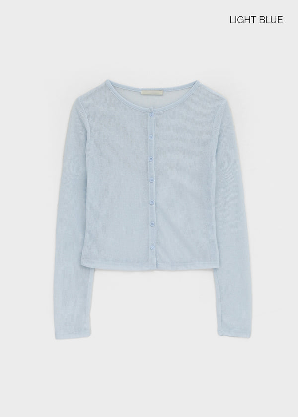Lucien Ribbed Summer Cardigan