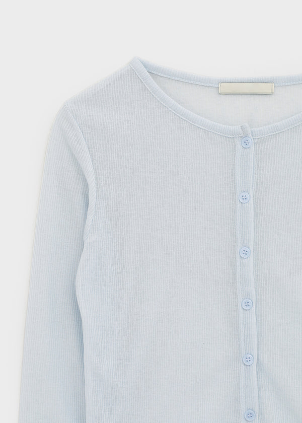 Lucien Ribbed Summer Cardigan