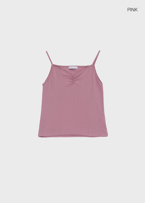 Finale Punching Shirring Sleeveless