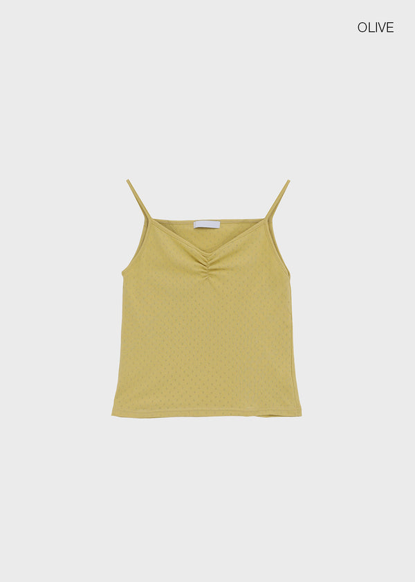 Finale Punching Shirring Sleeveless