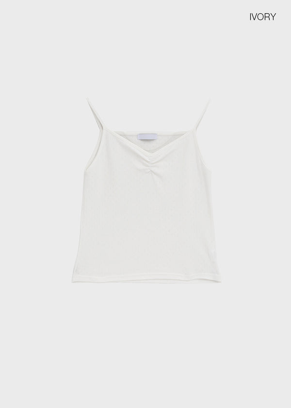 Finale Punching Shirring Sleeveless