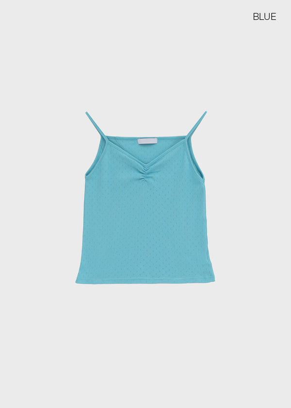 Finale Punching Shirring Sleeveless