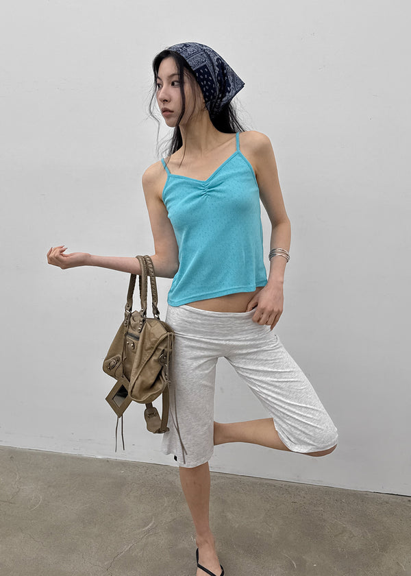 Finale Punching Shirring Sleeveless