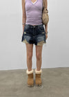 Picalin Cut Denim Shorts