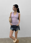 Picalin Cut Denim Shorts