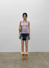 Picalin Cut Denim Shorts