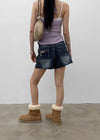 Picalin Cut Denim Shorts