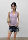 Picalin Cut Denim Shorts