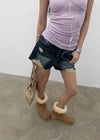 Picalin Cut Denim Shorts