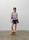 Picalin Cut Denim Shorts