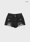 Picalin Cut Denim Shorts