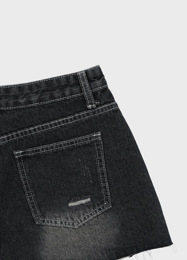 Picalin Cut Denim Shorts