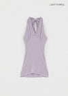Smudges Color Halter Tank Top