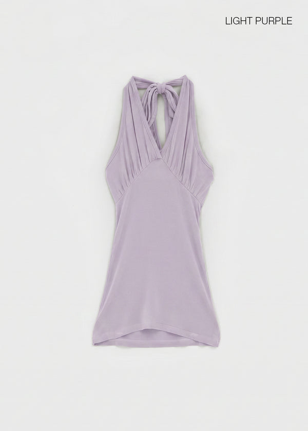 Smudges Color Halter Tank Top