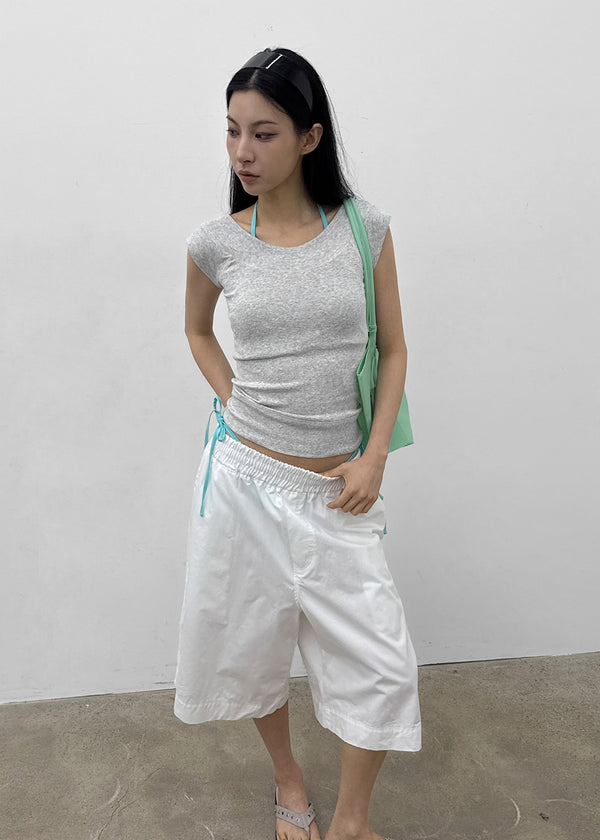 Lucien U-neck Short-sleeve Tee
