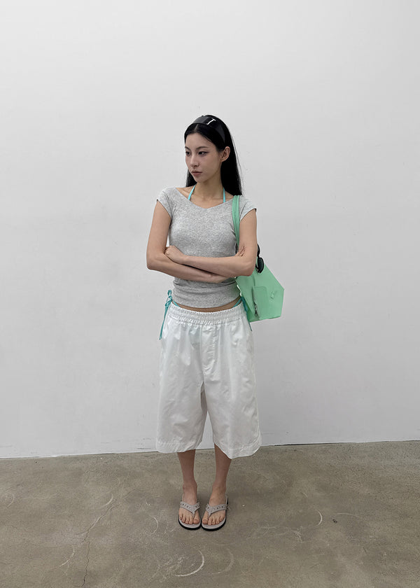 Lucien U-neck Short-sleeve Tee