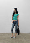 Vegener Capri Denim Pants