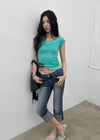 Lucien U-neck Short-sleeve Tee