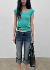 Lucien U-neck Short-sleeve Tee