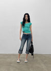Lucien U-neck Short-sleeve Tee