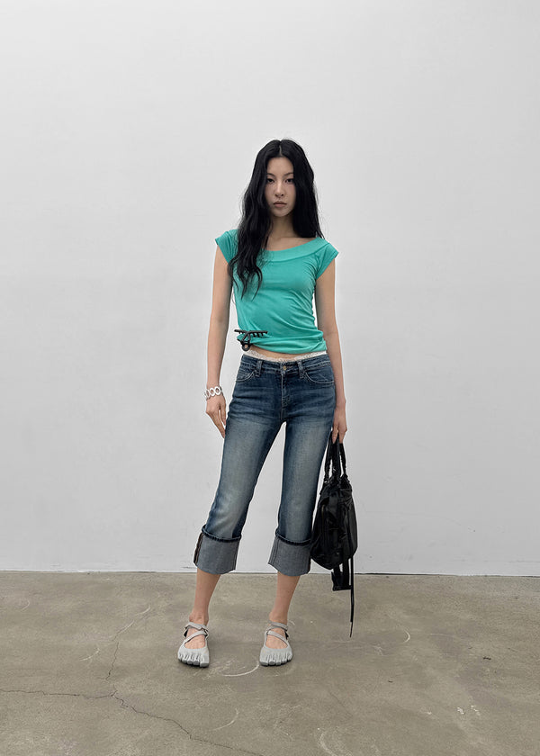 Lucien U-neck Short-sleeve Tee