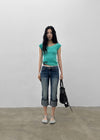 Lucien U-neck Short-sleeve Tee
