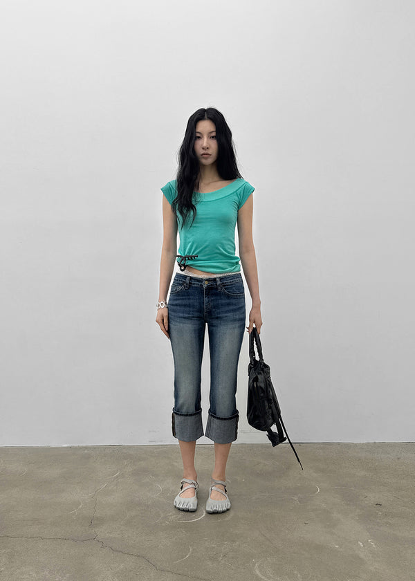 Lucien U-neck Short-sleeve Tee