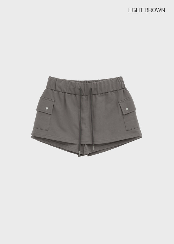T-rex Cargo Mini Skirt Pants