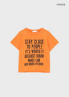 Cryptic Stay Lettering Short Sleeve T-shirt