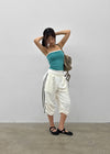 (UNISEX) Gaze Track Nylon Bermuda Shorts