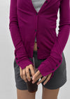 Meer Summer See-through Button Cardigan