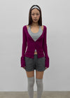 Meer Summer See-through Button Cardigan