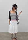 Meer Summer See-through Button Cardigan