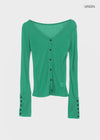 Meer Summer See-through Button Cardigan